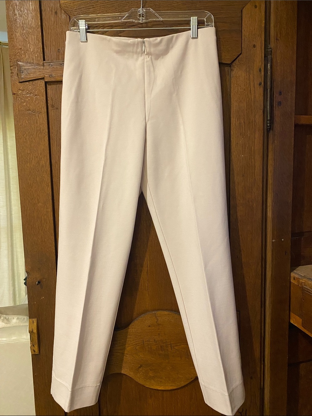 Piece of Cloth Women's Cream Straight-Leg Dress Pants